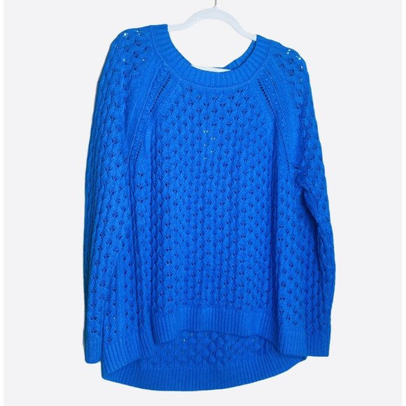 Loft Plus | NWT! Blue Sweater Plus Size 20/22 - Picture 1 of 5
